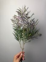 Гілка екзотик зелена з фіолетовими кінчиками