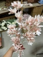 Гілка декоративна з цвітом беж - Зображення 2