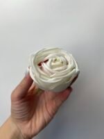 Троянда VIP  молочна з рожевою серединкою - Зображення 2