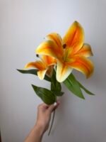 Гілка лілії середня оранж - Зображення 4
