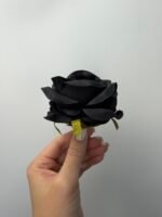 Троянда бутон середня чорна - Зображення 3