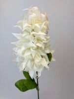 Декоративна гілка з цвітом богенвілії біла