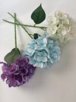 Гортензія на гілці real touch н.блакитна - Зображення 3