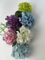 Гортензія на гілці real touch блакитна - Зображення 4