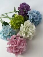 Гортензія на гілці real touch біла - Зображення 3