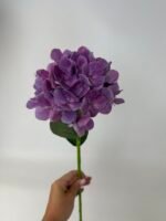 Гортензія на гілці real touch фіолет - Зображення 2