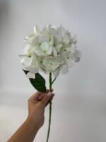 Гортензія на гілці real touch біла