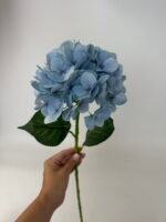 Гортензія на гілці real touch блакитна - Зображення 2