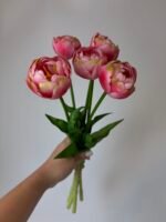 Тюльпани піоновидні рожеві 40 см