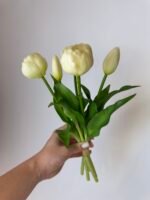 Тюльпани молочні піоновидні 3+2 30см. - Зображення 2