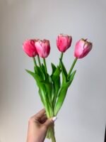 Тюльпани класік рожеві піоновидні - Зображення 2