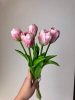 Тюльпани класік світло рожеві піоновидні