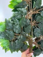 Листя фікуса темно зелений уп.12шт - Зображення 2